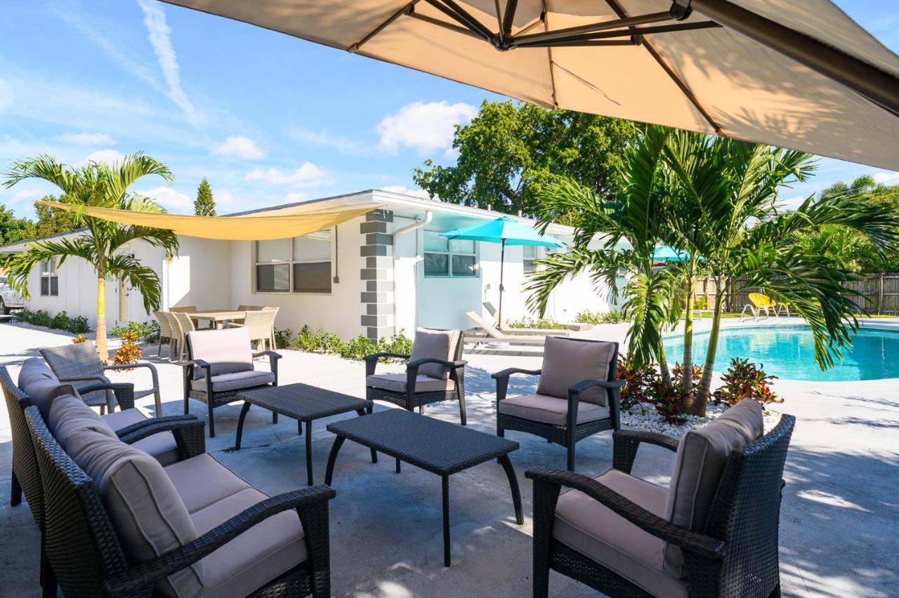فورت لودرديل Luxury Casa 4 Bedrooms With Pool & Game Room 15 Mins To Ocean المظهر الخارجي الصورة