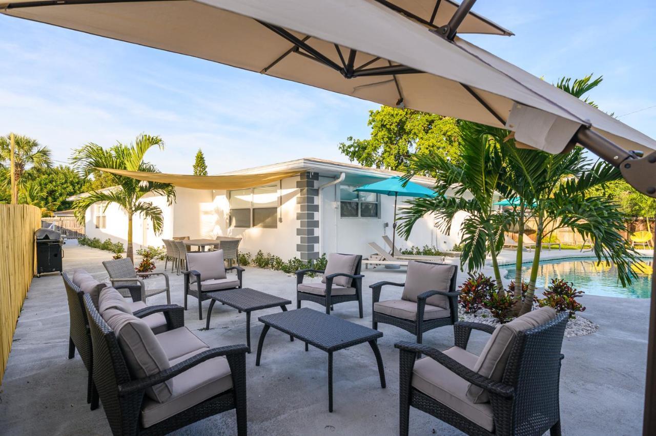 فورت لودرديل Luxury Casa 4 Bedrooms With Pool & Game Room 15 Mins To Ocean المظهر الخارجي الصورة